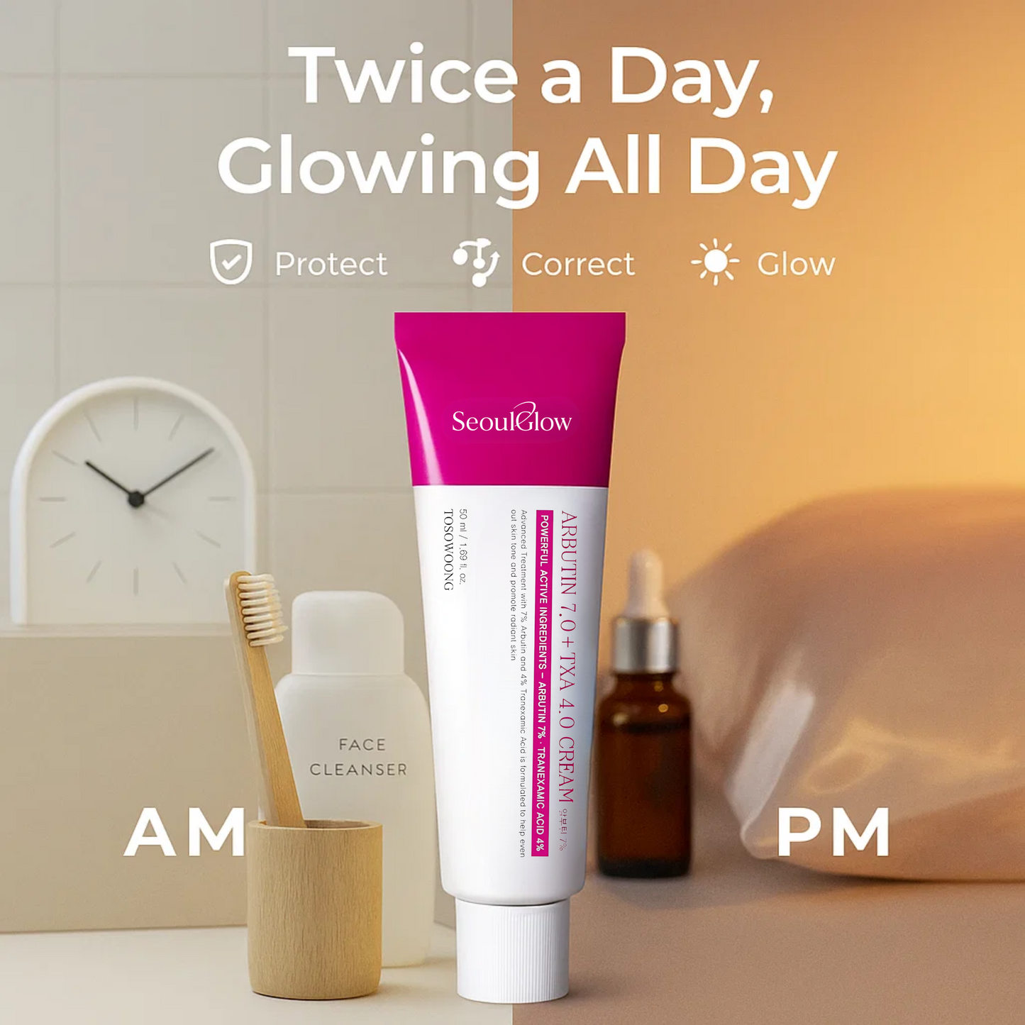 Mavora™ Revive Cream: Abutin 7% + Traneaxamic Acid 4%